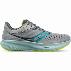 Men's Saucony Ride 16 Running Shoes Grey | UAE S14950-N73