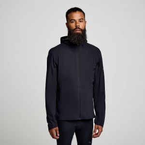 Men's Saucony Runshield Jackets Black | UAE S43875-S98