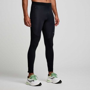 Men's Saucony Runshield Tight Black | UAE S13654-F91