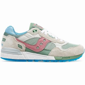 Men's Saucony Shadow 5000 Blue-Footed Booby Sneakers White / Multicolor | UAE S21403-E07