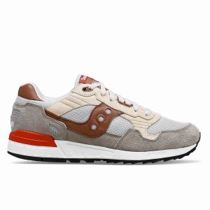 Men's Saucony Shadow 5000 Sneakers Grey / Brown | UAE S12978-W48