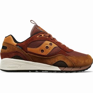 Men's Saucony Shadow 6000 GTX Sneakers Brown | UAE S16432-X65