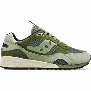 Men's Saucony Shadow 6000 GTX Sneakers Green | UAE S53067-Z12