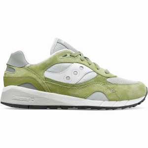 Men's Saucony Shadow 6000 Premium Sneakers Olive / White | UAE S53840-S34