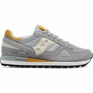 Men's Saucony Shadow Original Sneakers Grey / Brown | UAE S69835-K31