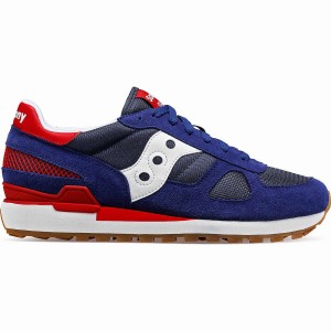 Men's Saucony Shadow Original Sneakers Navy / Red | UAE S98426-H65