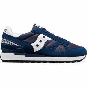 Men's Saucony Shadow Original Sneakers Navy / White | UAE S05143-R87