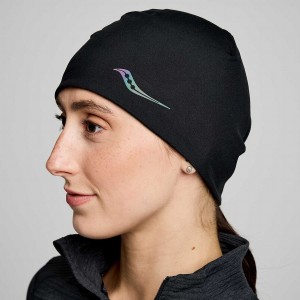 Men's Saucony Solstice Beanie Black | UAE S71950-R02