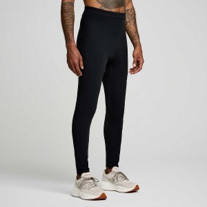 Men's Saucony Solstice Tight Black | UAE S60723-D31