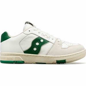 Men's Saucony Spot-Bilt™ Sonic Low Premium Sneakers Beige / Green | UAE S10467-W12