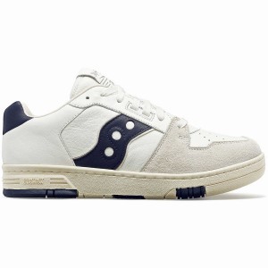 Men's Saucony Spot-Bilt™ Sonic Low Premium Sneakers Beige / Blue | UAE S69201-E40