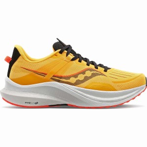 Men's Saucony Tempus Running Shoes Gold / Red | UAE S17590-F87