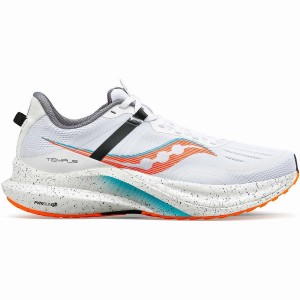 Men's Saucony Tempus Running Shoes White | UAE S14657-P93