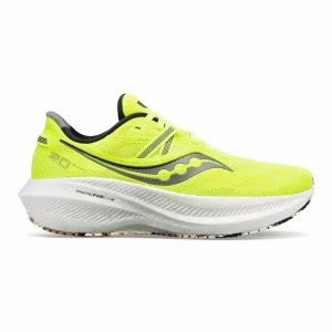 Men's Saucony Triumph 20 Running Shoes Green | UAE S91683-G59