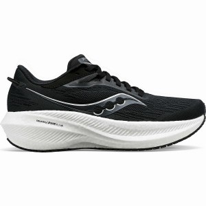 Men's Saucony Triumph 21 Running Shoes Black / White | UAE S92846-F31