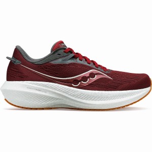 Men's Saucony Triumph 21 Running Shoes Red | UAE S23108-A46