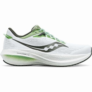 Men's Saucony Triumph 21 Running Shoes White | UAE S16839-V62