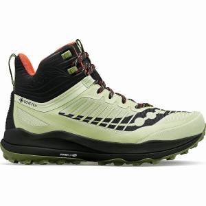 Men's Saucony Ultra Ridge GTX Running Shoes Green / Black | UAE S45096-F92