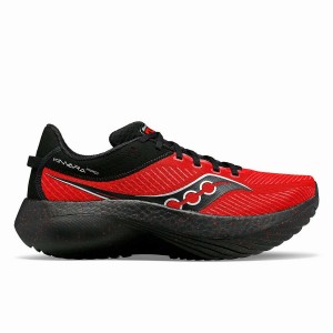 Men's Saucony X Black Men Run Kinvara Pro Running Shoes Red / Black | UAE S64750-C93