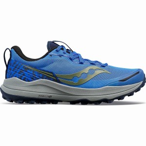 Men's Saucony Xodus Ultra 2 Running Shoes Blue / Navy | UAE S87912-T60