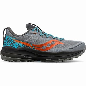 Men's Saucony Xodus Ultra 2 Running Shoes Grey / Black | UAE S59734-U02