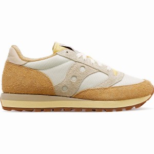 Men's Saucony x Colour Plus Jazz 81 Sneakers White / Beige | UAE S10792-S30