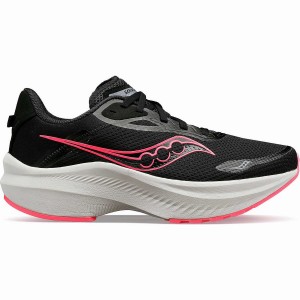 Women's Saucony Axon 3 Running Shoes Black / Pink | UAE S35189-C67