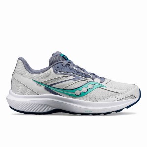 Women's Saucony Cohesion 17 Running Shoes White / Mint | UAE S23974-E68