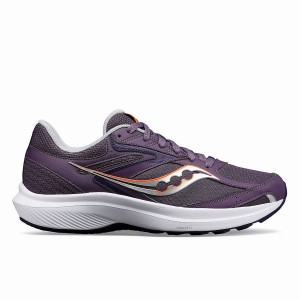 Women's Saucony Cohesion 17 Running Shoes Purple / Red | UAE S72850-Y45