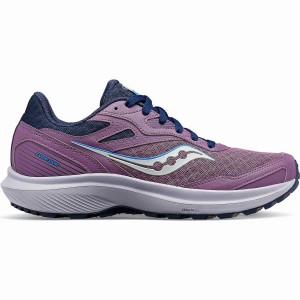 Women's Saucony Cohesion TR16 Trail Running Shoes Purple / Navy | UAE S12035-X10