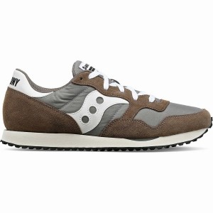 Women's Saucony DXN Trainer Sneakers Grey / White | UAE S45960-A35