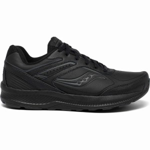 Women's Saucony Echelon Walker 3 Walking Shoes Black | UAE S39264-Y76