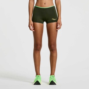 Women's Saucony Elite Boy Shorts Umbra | UAE S08297-K34