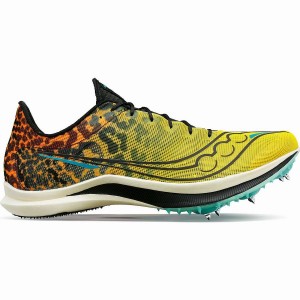 Women's Saucony Endorphin Cheetah Track Spikes Black | UAE S97521-R43