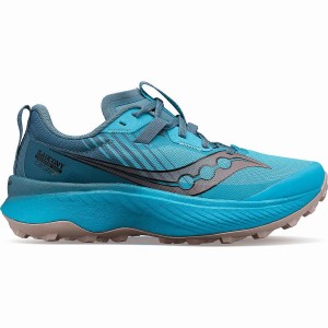 Women's Saucony Endorphin Edge Running Shoes Blue | UAE S24960-J61