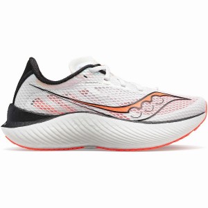 Women's Saucony Endorphin Pro 3 Running Shoes White / Black / Red | UAE S71439-E43