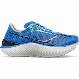 Women's Saucony Endorphin Pro 3 Running Shoes Blue | UAE S90247-P08