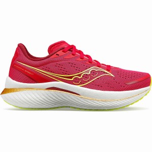 Women's Saucony Endorphin Speed 3 Running Shoes Red / Rose | UAE S48716-V25