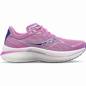 Women's Saucony Endorphin Speed 3 Running Shoes Purple / Indigo | UAE S90486-B10