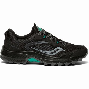 Women's Saucony Excursion TR15 Trail Running Shoes Black | UAE S70548-J50