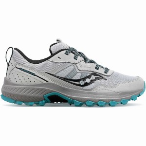 Women's Saucony Excursion TR16 Trail Running Shoes Grey / Blue | UAE S64190-B02