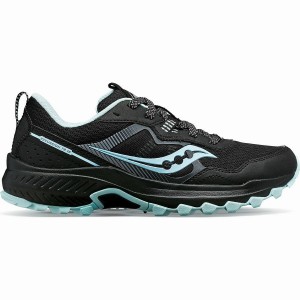 Women's Saucony Excursion TR16 Trail Running Shoes Black / Blue | UAE S89752-S27