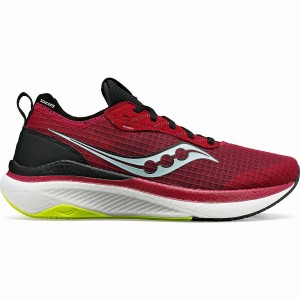 Women's Saucony Freedom Crossport Running Shoes Red / Black | UAE S29308-H17