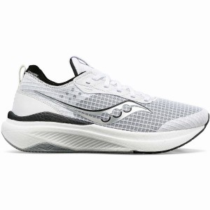 Women's Saucony Freedom Crossport Running Shoes White / Black | UAE S76805-L21