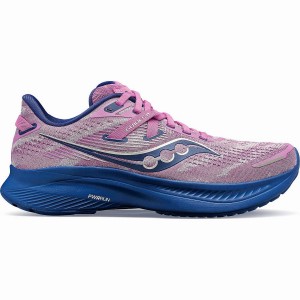 Women's Saucony Guide 16 Running Shoes Purple / Indigo | UAE S92145-W23