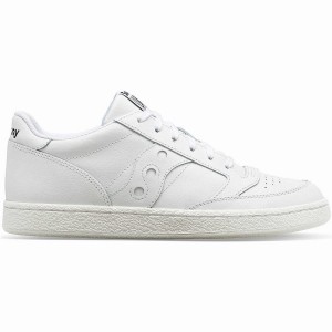 Women's Saucony Jazz Court PU Sneakers White / White | UAE S76348-W71