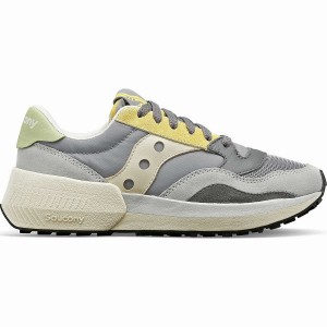 Women's Saucony Jazz NXT Sneakers Grey / Yellow | UAE S02673-M34