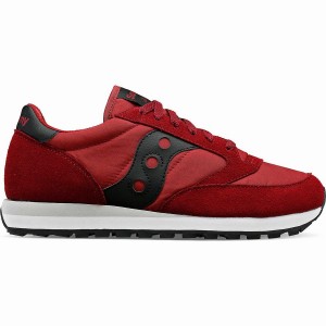 Women's Saucony Jazz Original Sneakers Burgundy / Black | UAE S25168-T18