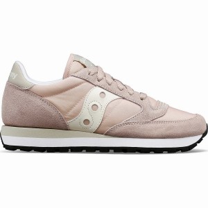 Women's Saucony Jazz Original Sneakers Pink / Cream | UAE S31946-V53