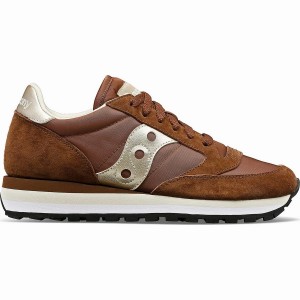 Women's Saucony Jazz Triple Sneakers Brown | UAE S16859-P10